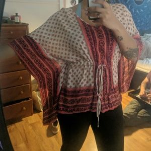 Adorable bohemian blouse.